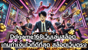 Ddgame168เว็บเล่นสล็อต เกมทำเงินไวที่ดีที่สุด สล็อตเว็บตรงแตกหนักสุด ระบบฝากถอน ไม่มีขั้นต่ำ