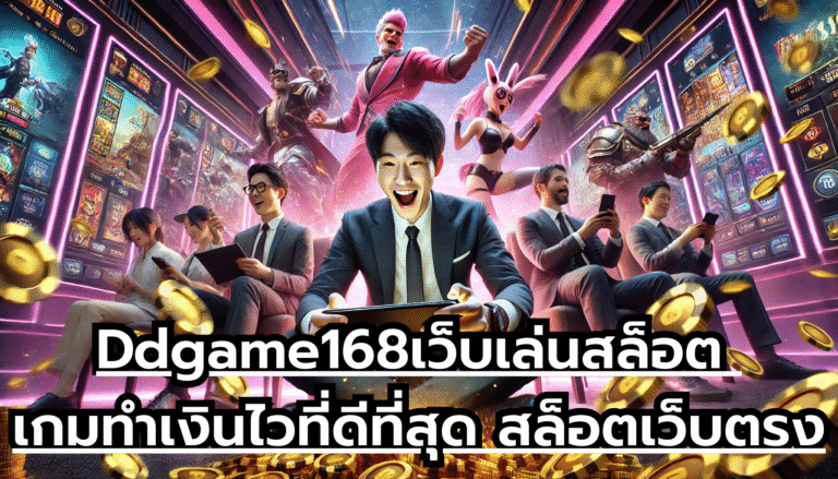 Ddgame168เว็บเล่นสล็อต เกมทำเงินไวที่ดีที่สุด สล็อตเว็บตรงแตกหนักสุด ระบบฝากถอน ไม่มีขั้นต่ำ
