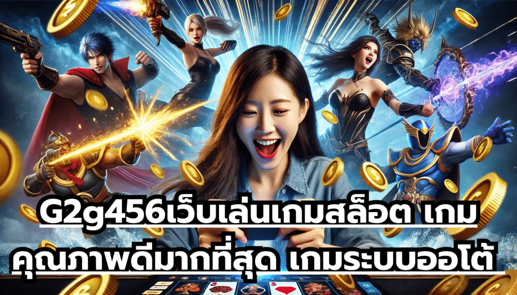 G2g456เว็บเล่นเกมสล็อต เกมคุณภาพดีมากที่สุด เกมระบบออโต้ ฝากถอนออโต้ ได้ตลอด 24hr.